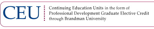 Continuing Education Units in the form of Professional Development Graduate Elective Credit through Chapman University College